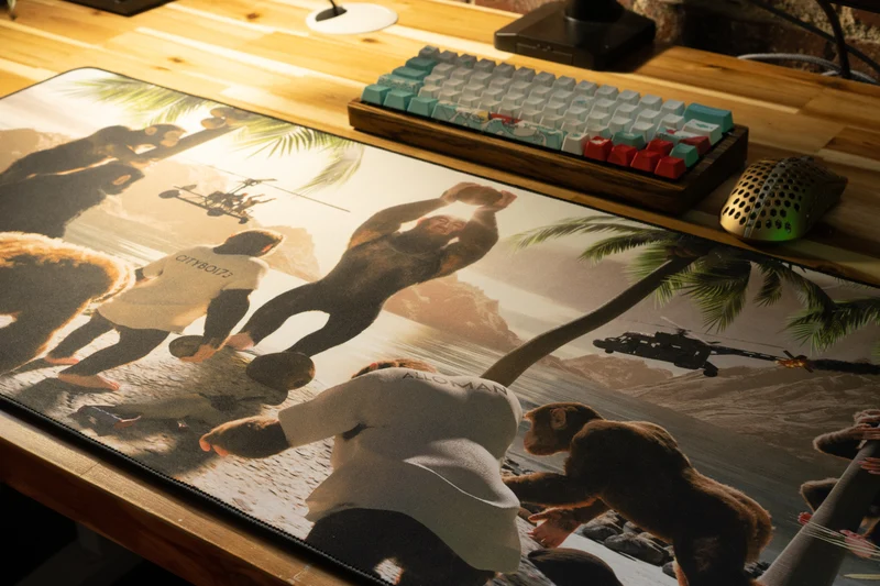 "CoconutB" — Rust Deskmat