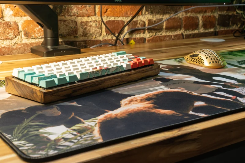 "CoconutB" — Rust Deskmat