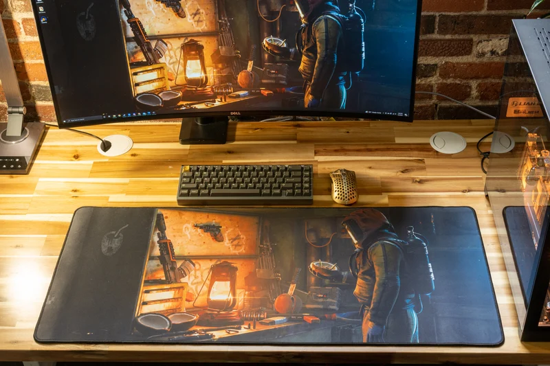 "CoconutB" — Rust Deskmat
