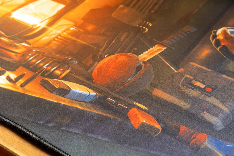 "CoconutB" — Rust Deskmat