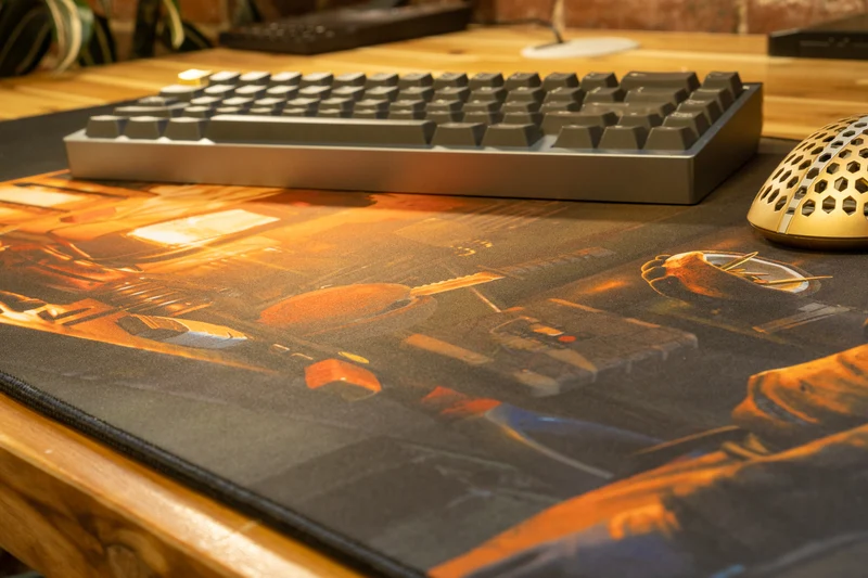 "CoconutB" — Rust Deskmat