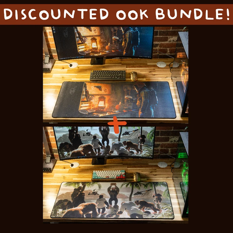 "CoconutB" — Rust Deskmat