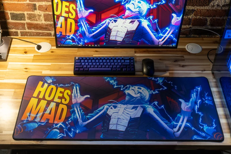 "HOES MAD" — PrinceVidz Deskmat