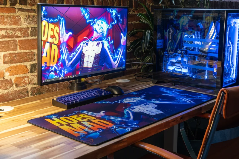 "HOES MAD" — PrinceVidz Deskmat