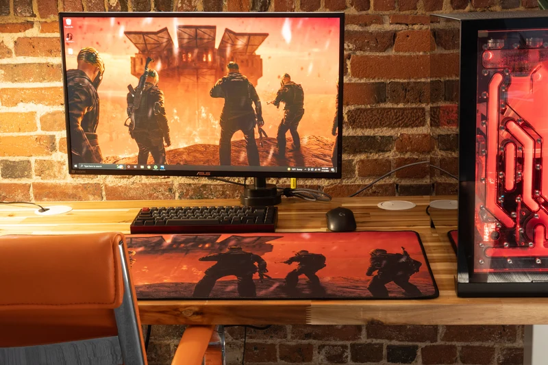 "Burning Base" — SPiiCY Deskmat
