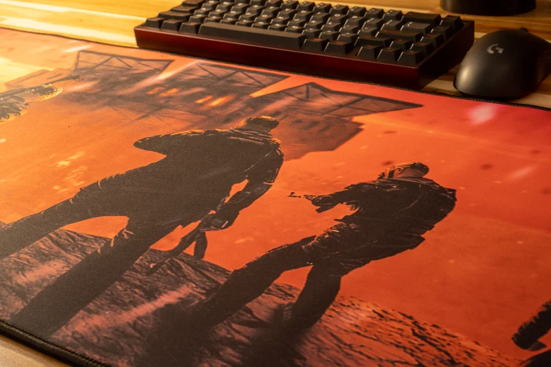 "Burning Base" — SPiiCY Deskmat