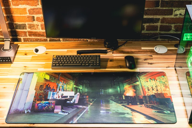 "Gaming Setup" — RoboHoboProductions Deskmat