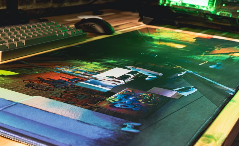 "Gaming Setup" — RoboHoboProductions Deskmat