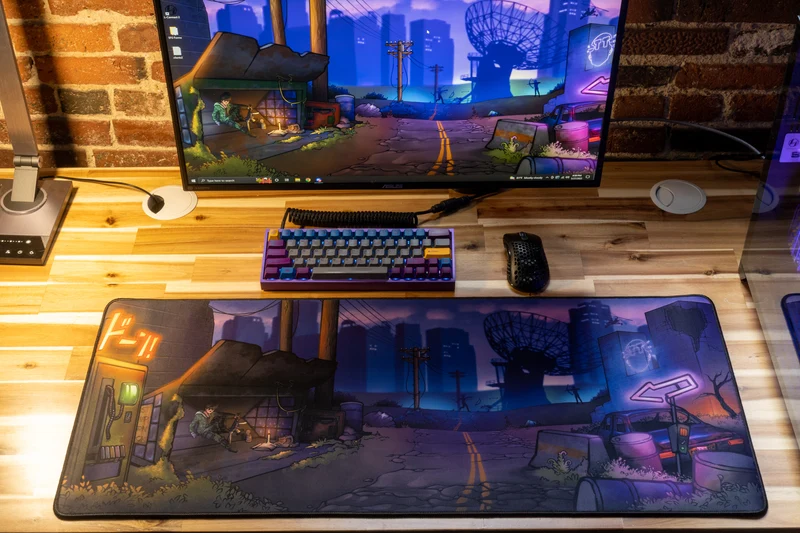 "Templetaps - Temple Town" — smaddiem Deskmat