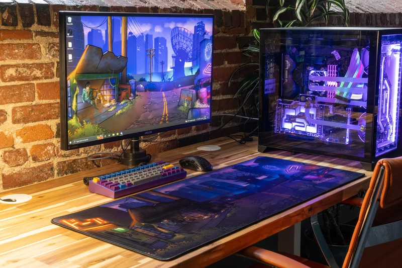 "Templetaps - Temple Town" — smaddiem Deskmat