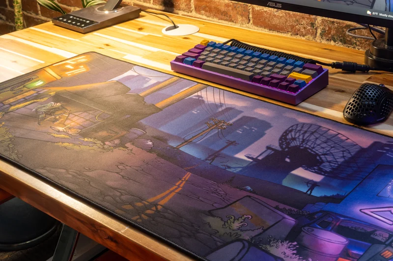 "Templetaps - Temple Town" — smaddiem Deskmat