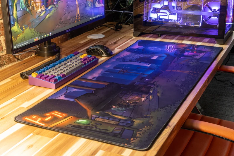 "Templetaps - Temple Town" — smaddiem Deskmat