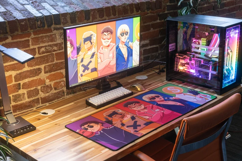 "The Noobs" — Macro Deskmat