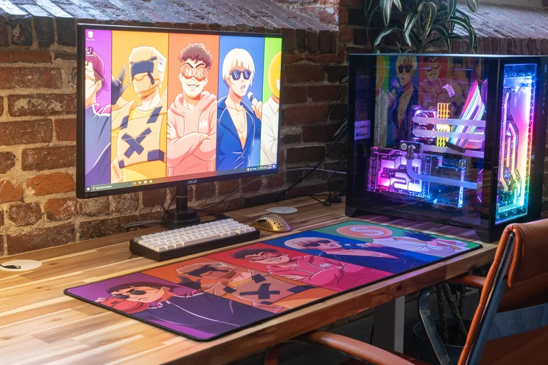 "The Noobs" — Macro Deskmat