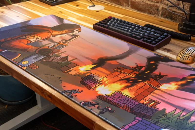 "Coma" — Signature Deskmat