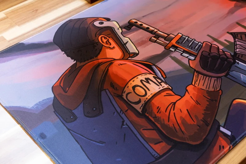 "Coma" — Signature Deskmat