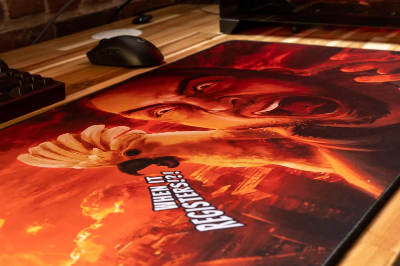 "Inner Rage" — Odablock Deskmat