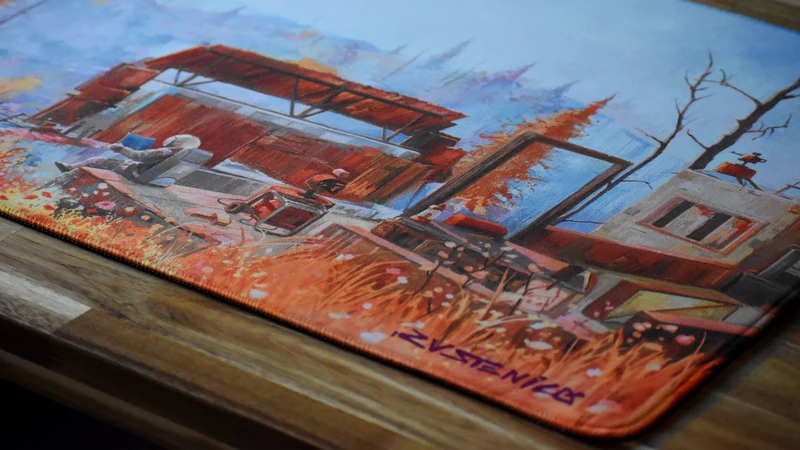 "Cosmonatic Films" — Rust Deskmat