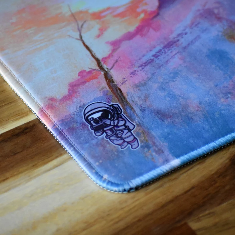 "Cosmonatic Films" — Rust Deskmat