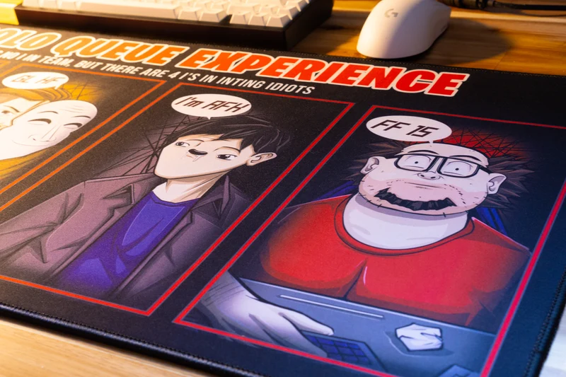 "My Solo Queue Experience" — Rav Deskmat