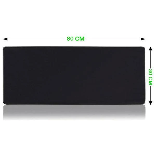 Tapis de souris noir 80x30 cm