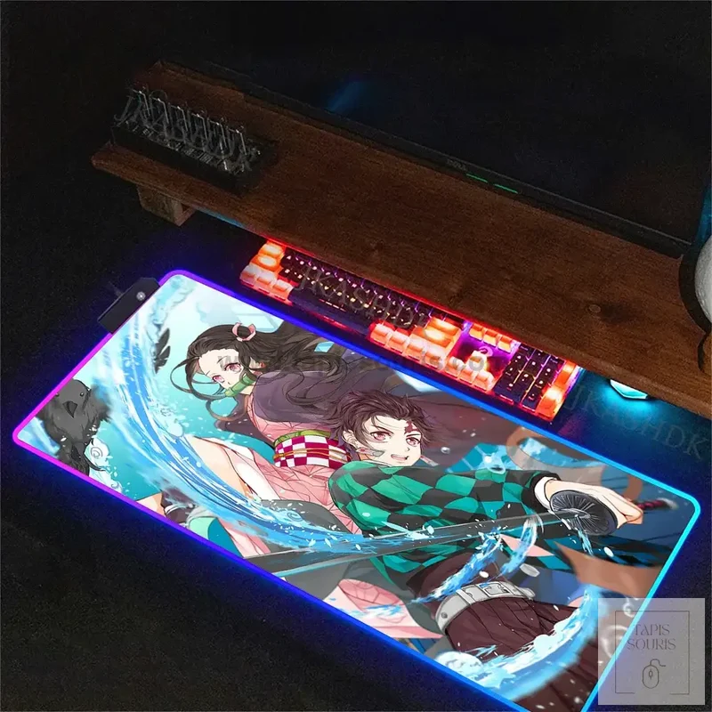 Tapis de Souris RGB Demon Slayer