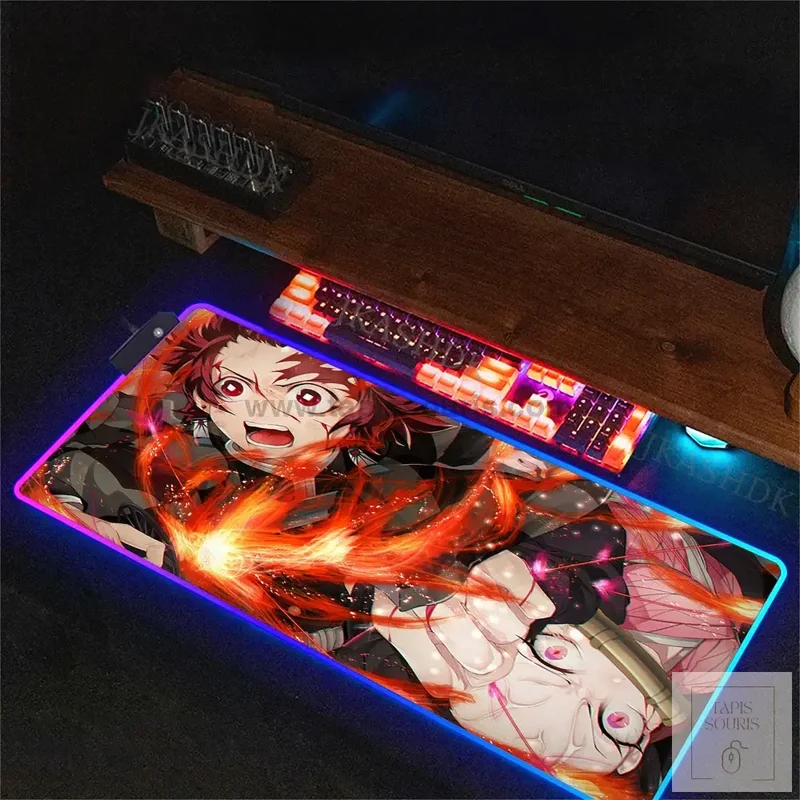 Tapis de Souris RGB Demon Slayer