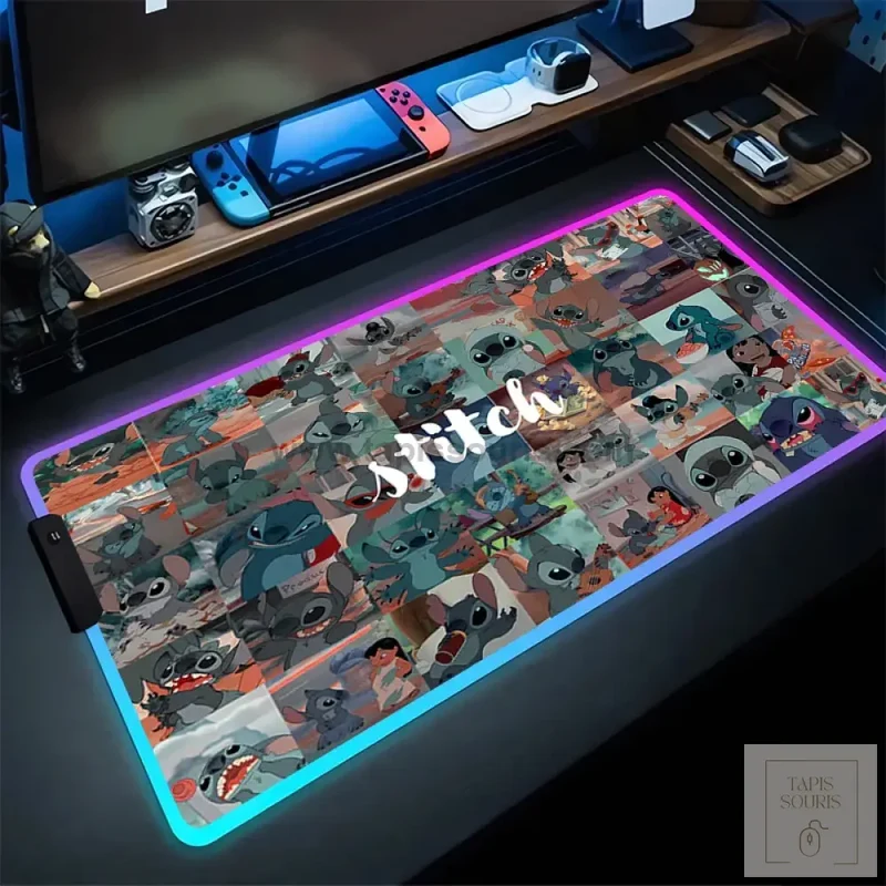 Tapis de Souris RGB Stitch