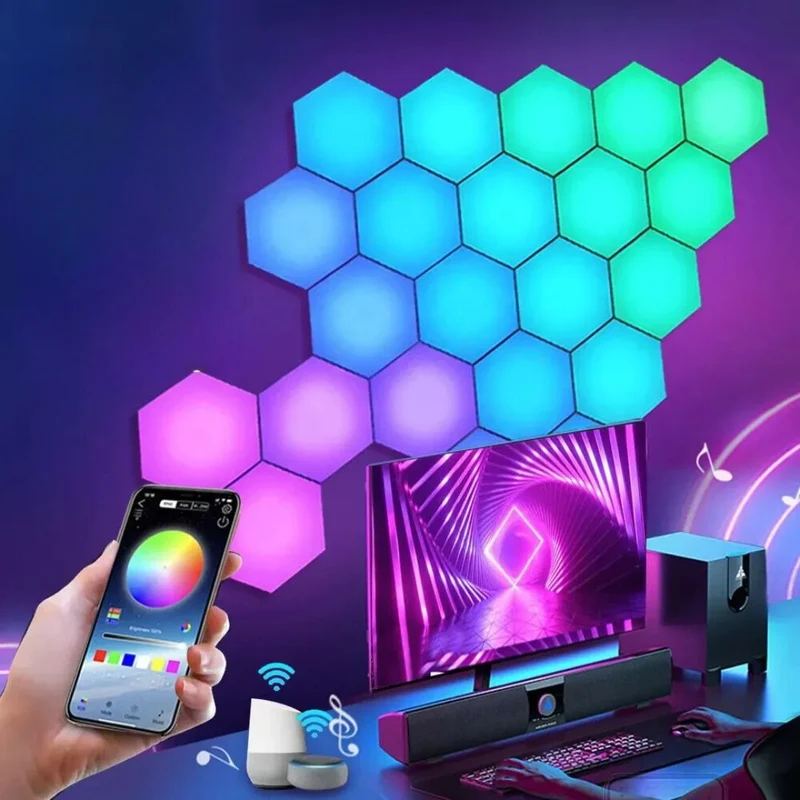 Panneau LED Hexagonal