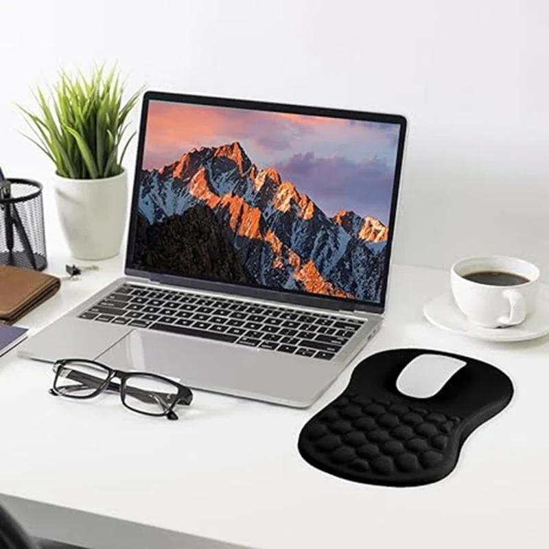 Tapis de Souris Ergonomique - Noir