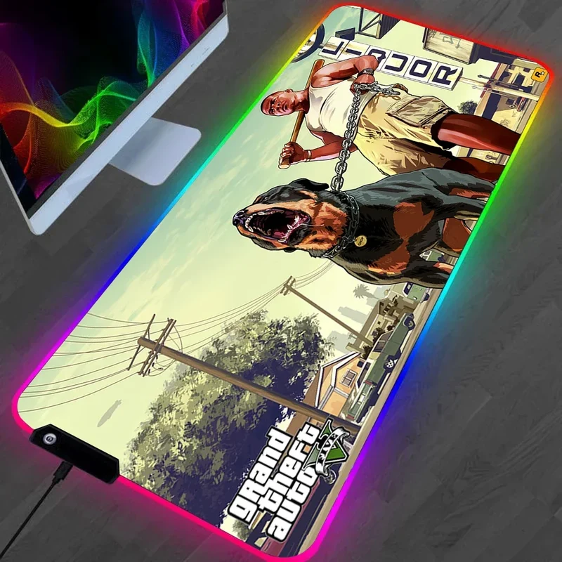 Tapis de Souris RGB Grand Theft Auto V - GTA 5