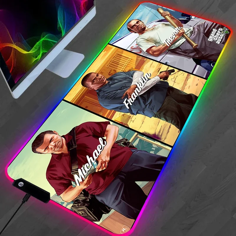 Tapis de Souris RGB Grand Theft Auto V - GTA 5