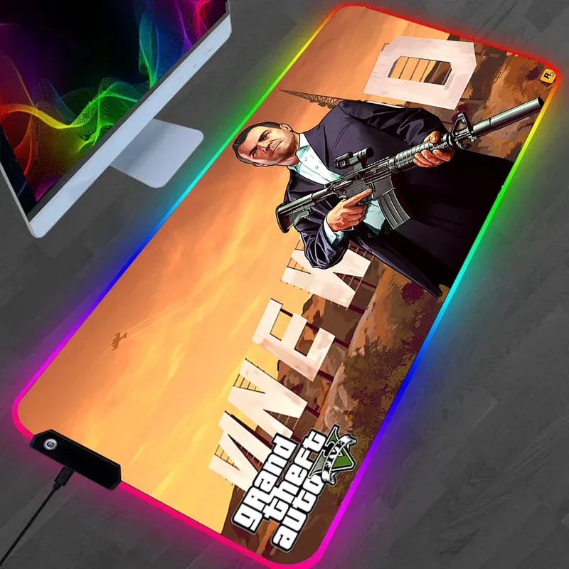 Tapis de Souris RGB Grand Theft Auto V - GTA 5