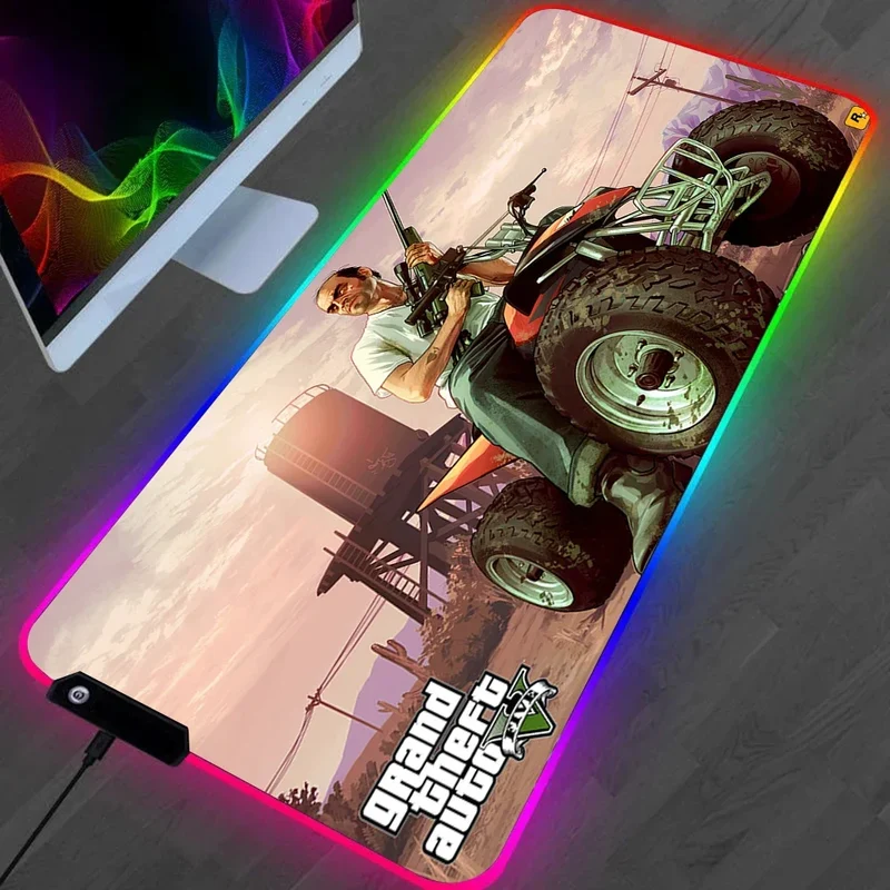 Tapis de Souris RGB Grand Theft Auto V - GTA 5
