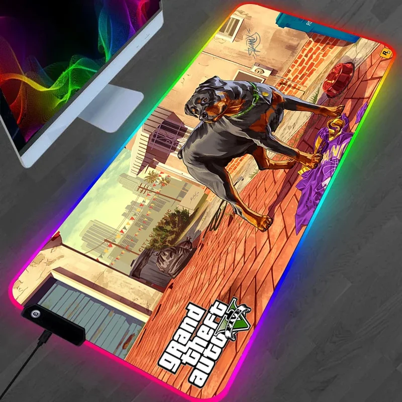 Tapis de Souris RGB Grand Theft Auto V - GTA 5