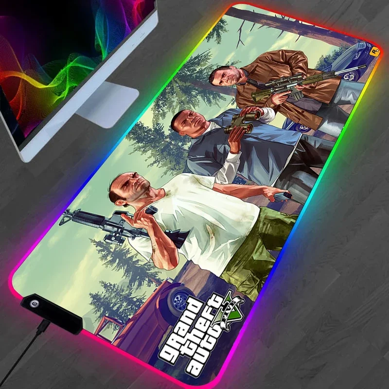 Tapis de Souris RGB Grand Theft Auto V - GTA 5