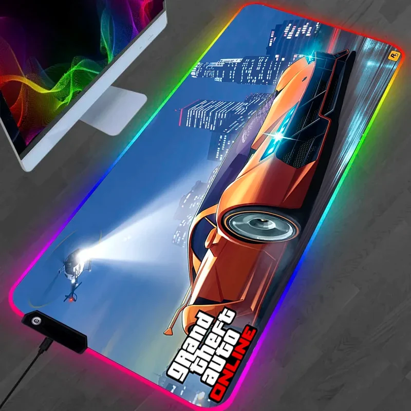 Tapis de Souris RGB Grand Theft Auto V - GTA 5
