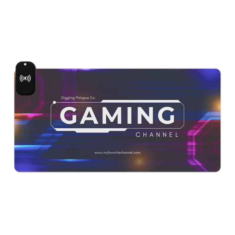 Tapis de Souris Personnalisé - RGB recharge induction sans fil