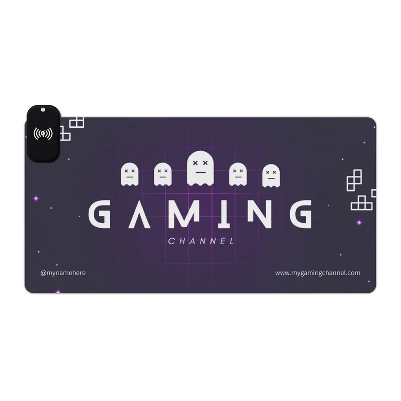 Tapis de Souris Personnalisé - RGB recharge induction sans fil