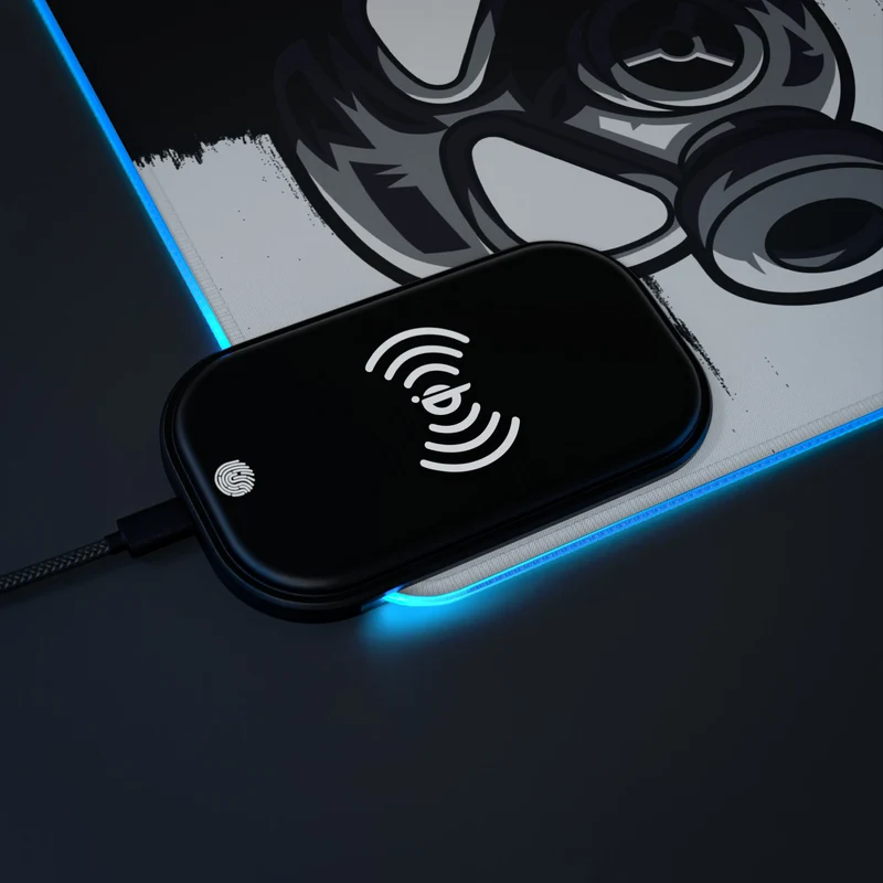 Tapis de Souris Personnalisé - RGB recharge induction sans fil