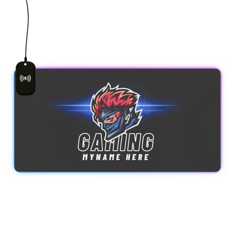 Tapis de Souris Personnalisé - RGB recharge induction sans fil