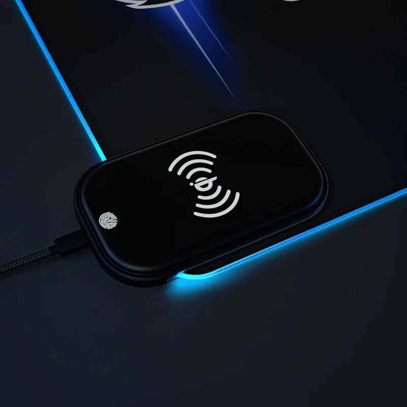 Tapis de Souris Personnalisé - RGB recharge induction sans fil