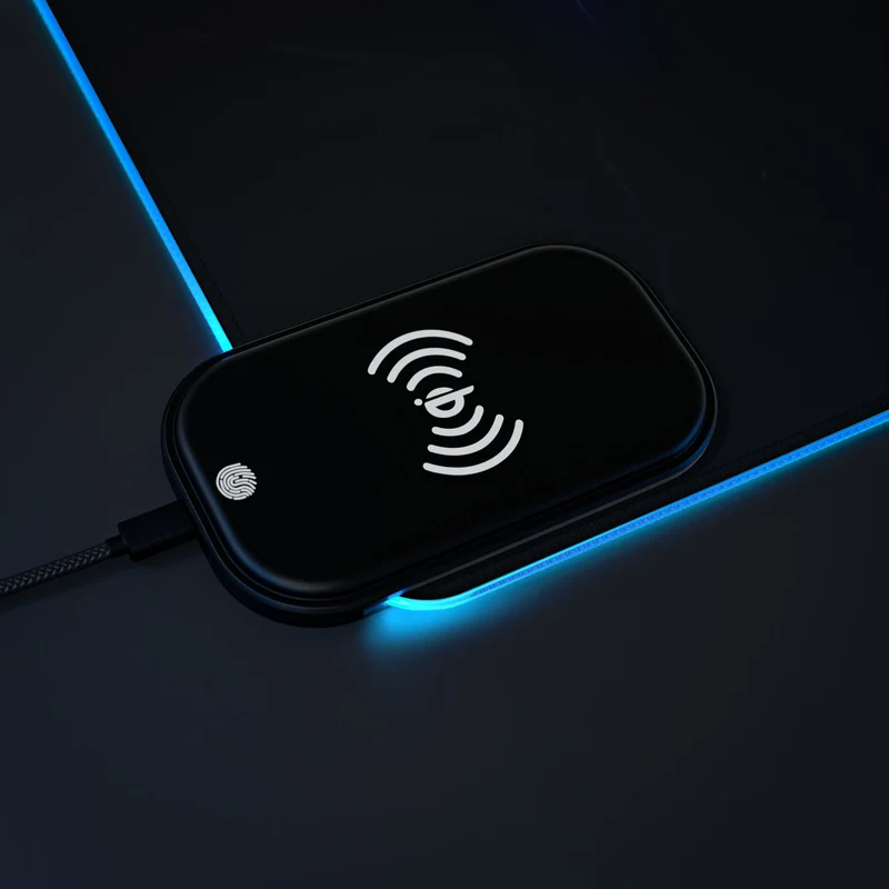 Tapis de Souris Personnalisé - RGB recharge induction sans fil