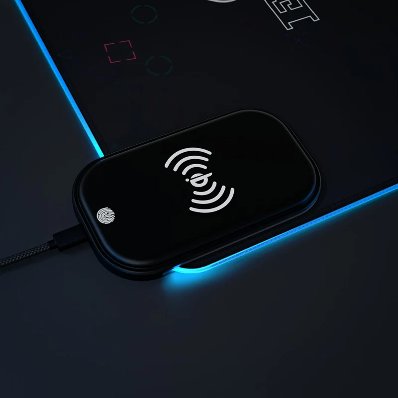 Tapis de Souris Personnalisé - RGB recharge induction sans fil