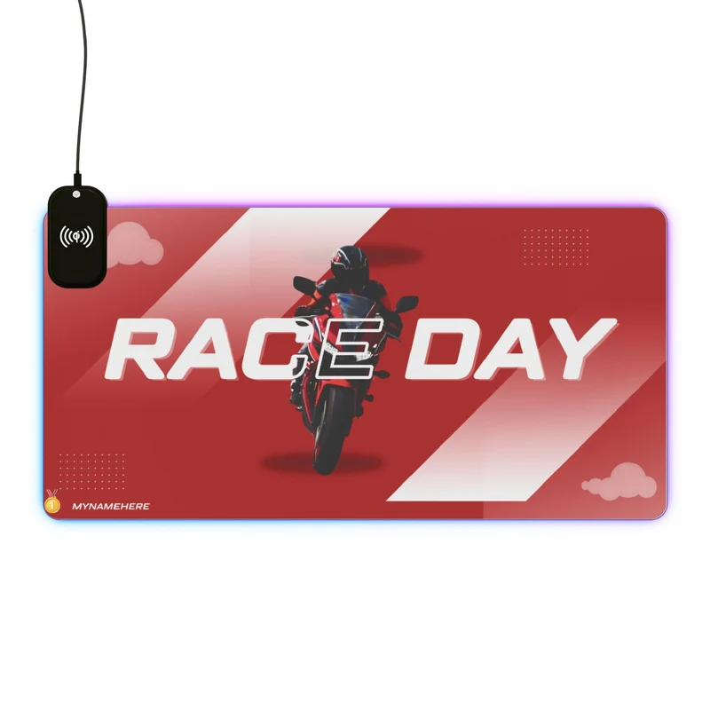 Tapis de Souris Personnalisé - RGB recharge induction sans fil