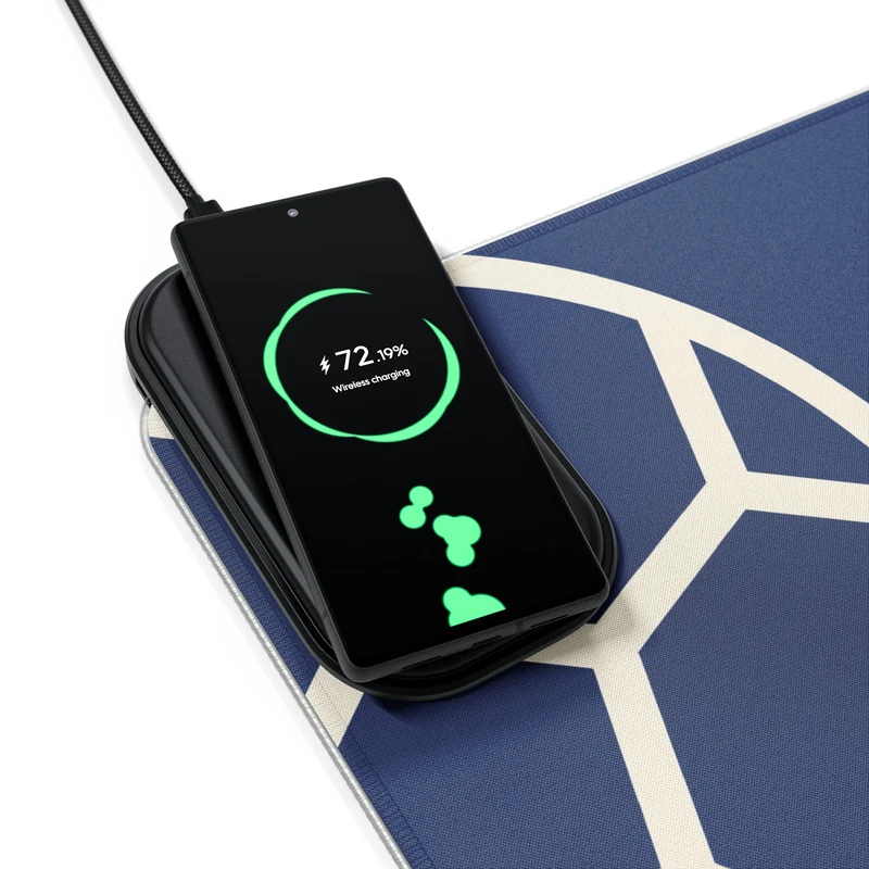 Tapis de Souris Personnalisé - RGB recharge induction sans fil