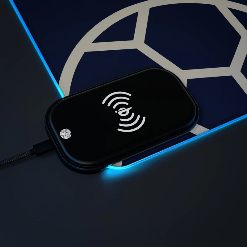 Tapis de Souris Personnalisé - RGB recharge induction sans fil