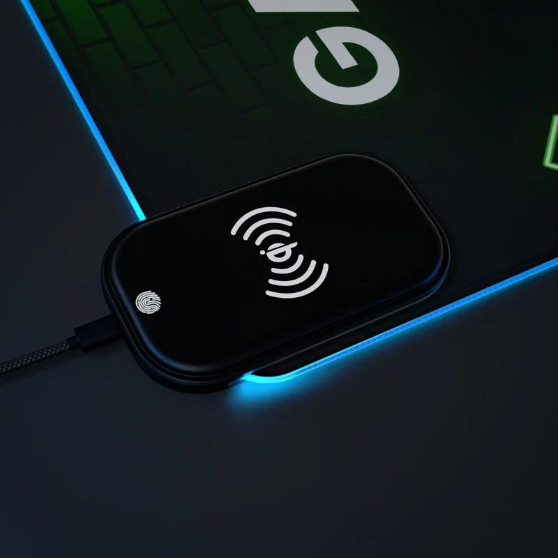 Tapis de Souris Personnalisé - RGB recharge induction sans fil