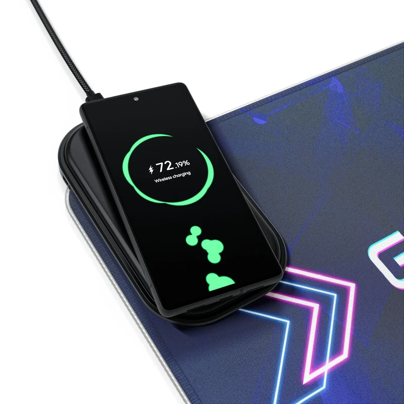 Tapis de Souris Personnalisé - RGB recharge induction sans fil