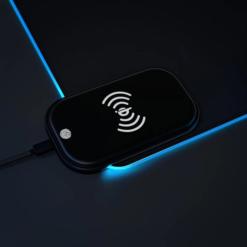 Tapis de Souris Personnalisé - RGB recharge induction sans fil